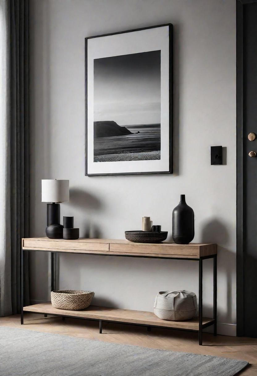 11. Slim Console Table for Entryways