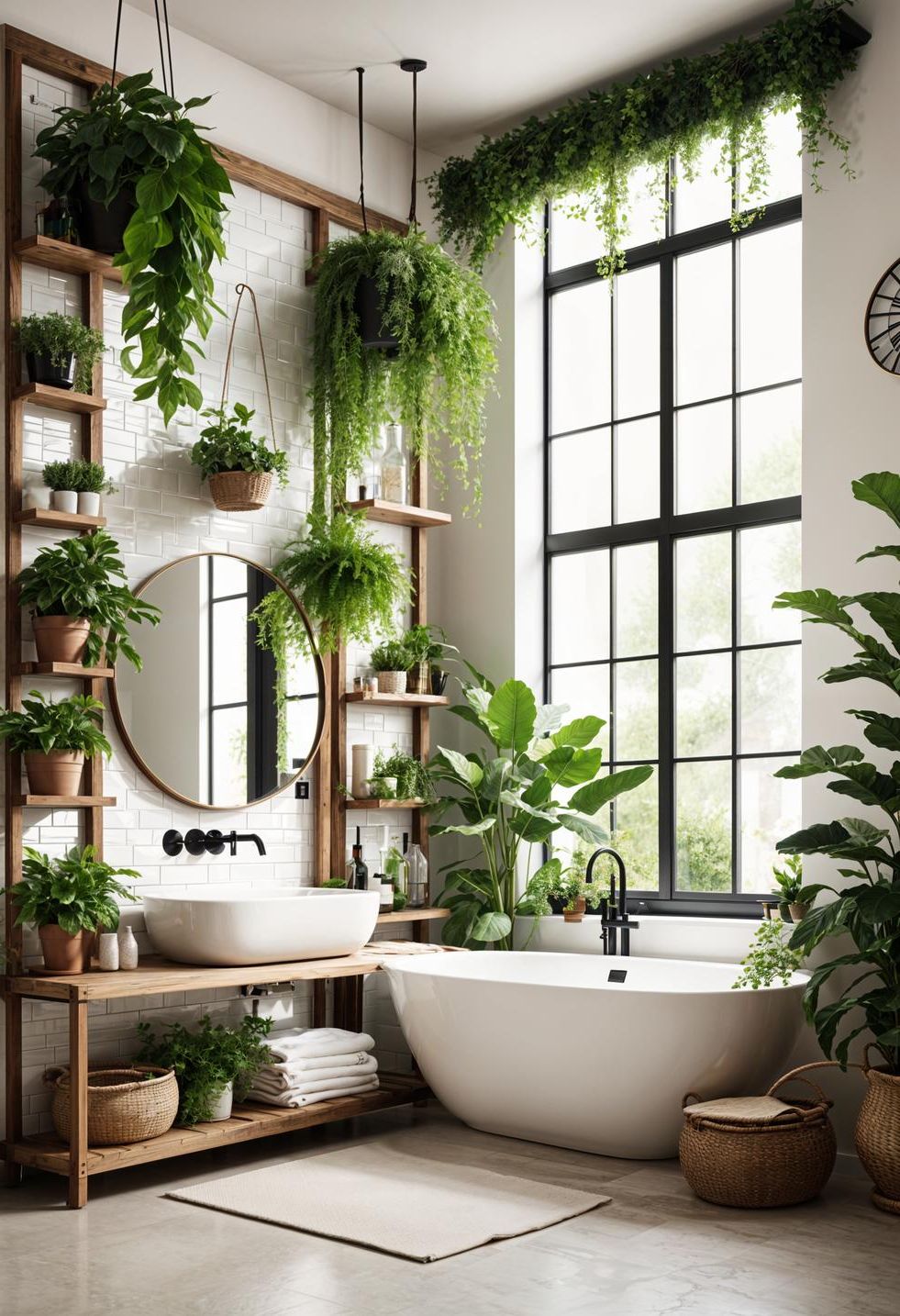 1. Boho Bathroom Oasis Ideas - photo 2