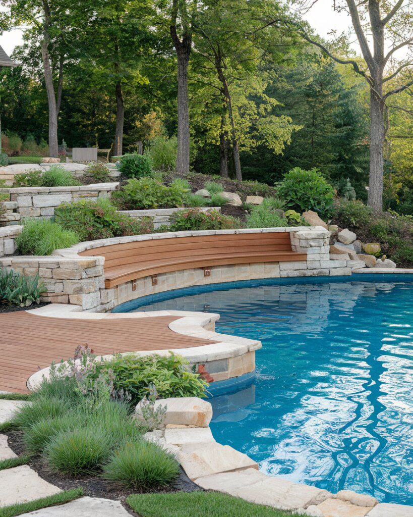 6. Semi-Above-Ground Pool Ideas - photo 2