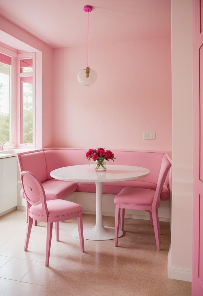 29. Hibiscus Pink Accent Chair Ideas