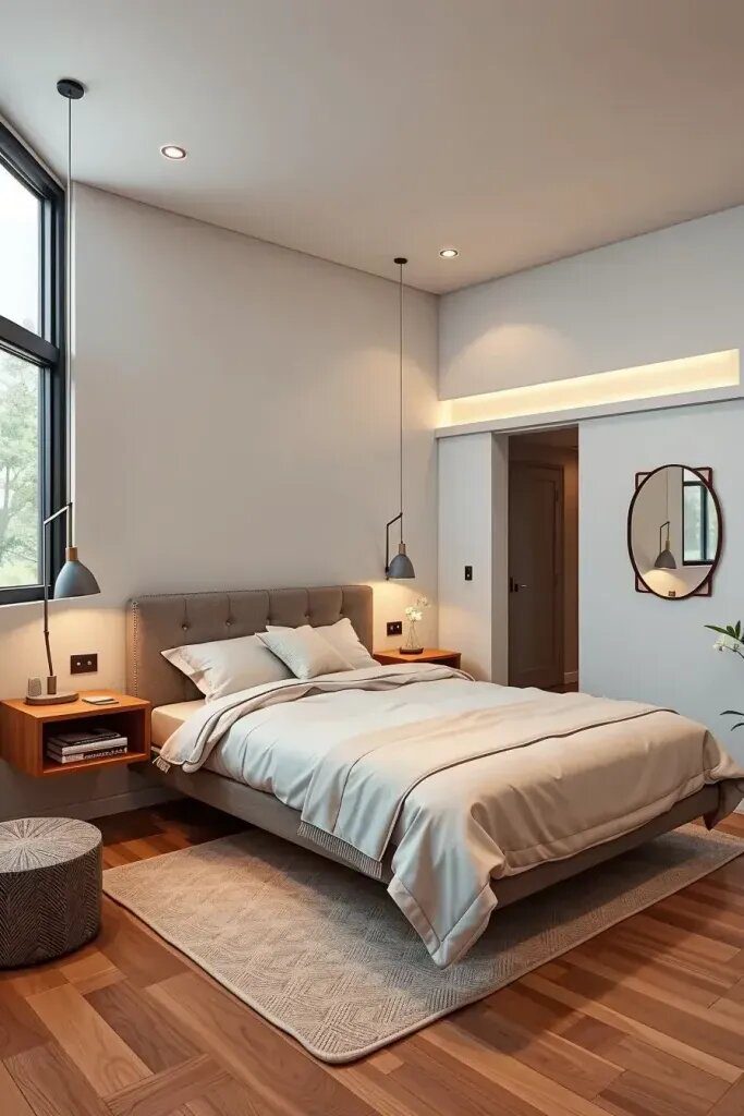 Achieving a Floating Bed Look With Less Clutter - photo 2