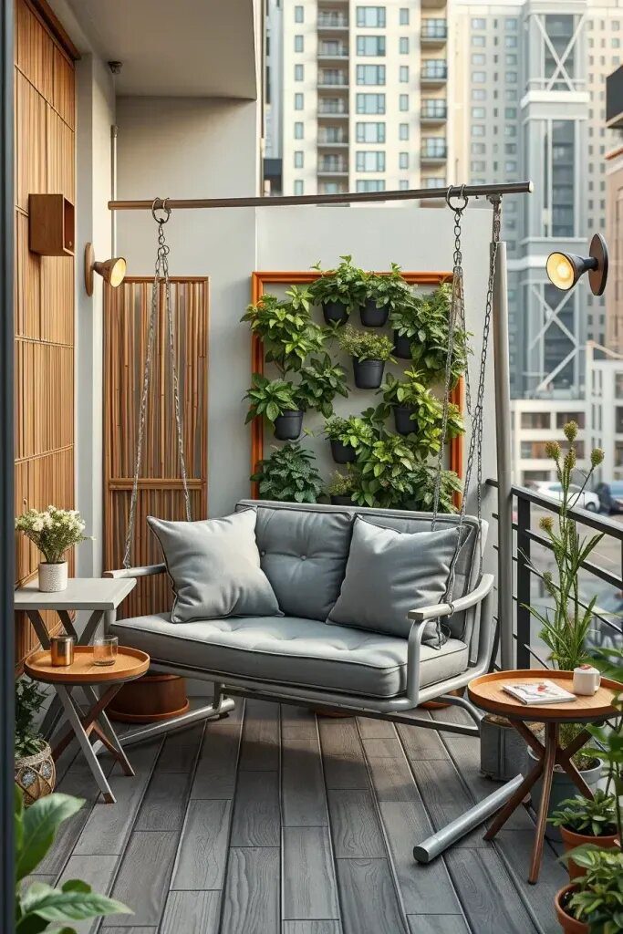 Compact Swing Ideas for Small Balconies