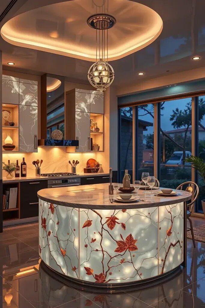 Brighten Up Your Kitchen with Resin Backlit Panels