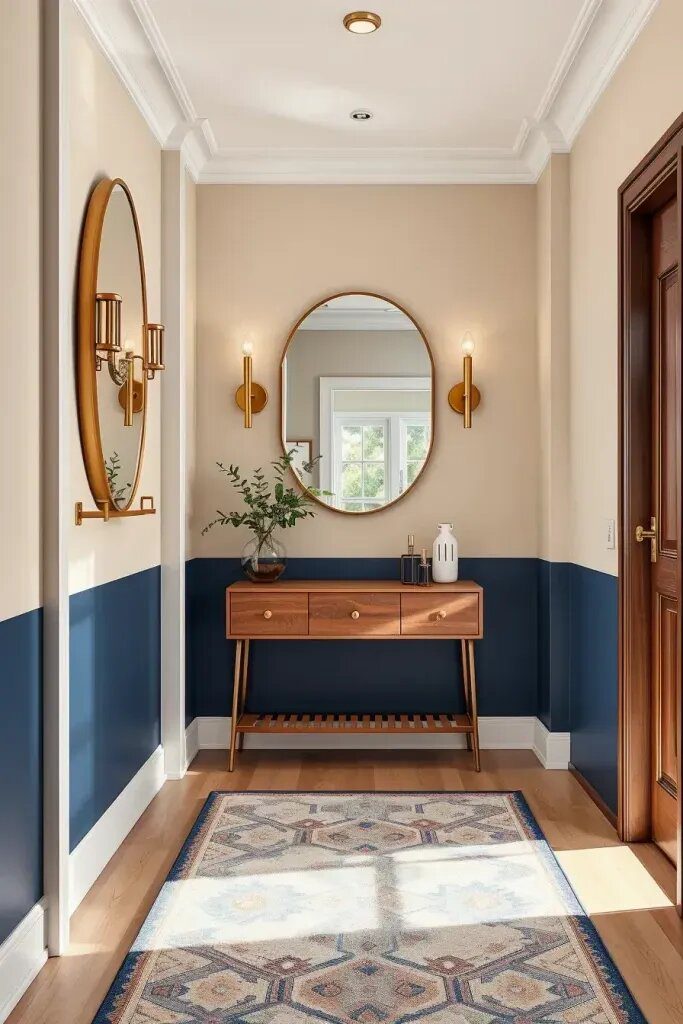 Stylish Color Blocking Ideas for Hallways - photo 2