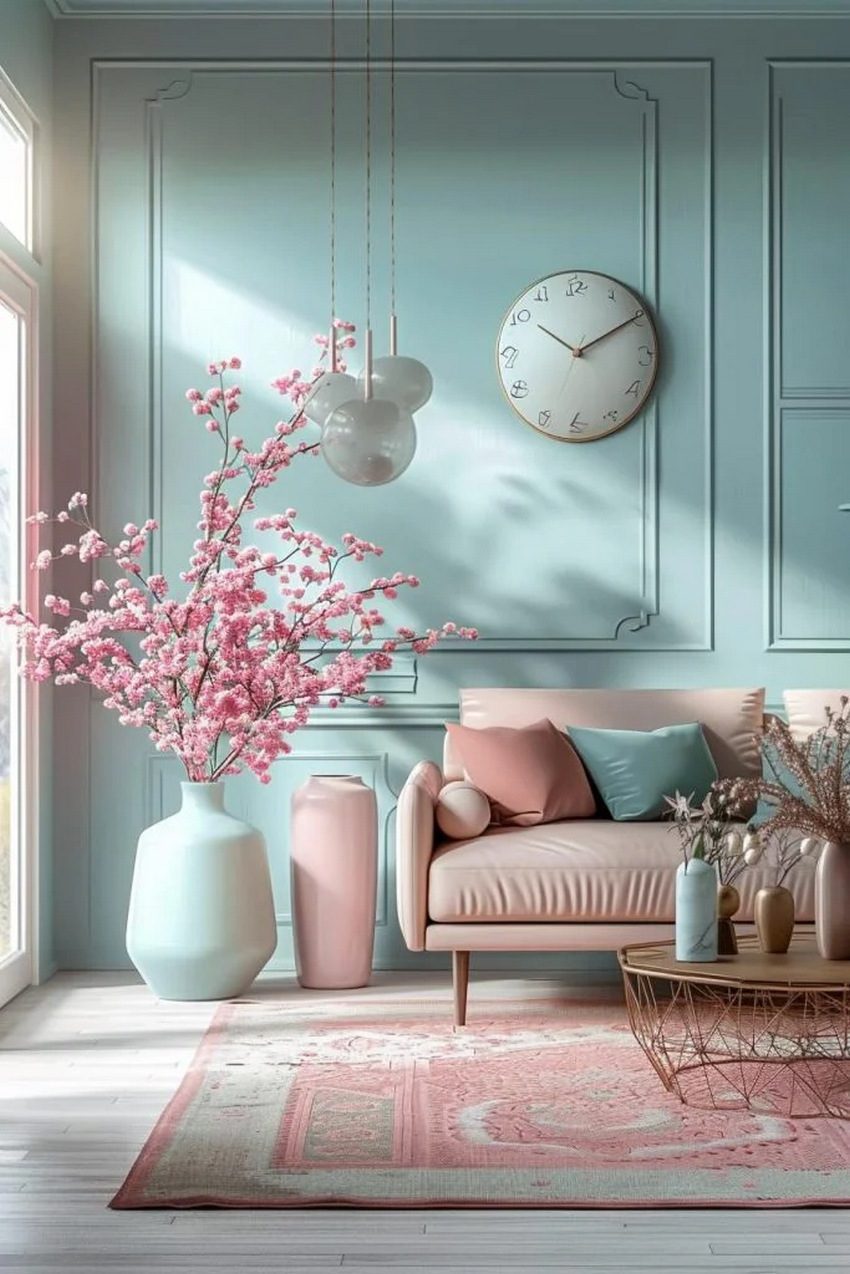 9. Soft Pastel Decor Touches - photo 2