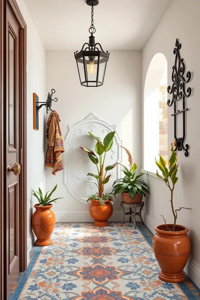Faux Tile Painting for a Mediterranean-Inspired Entryway - photo 2