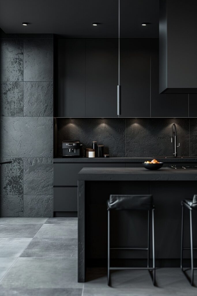17. All-Black Kitchens That Stay Timeless