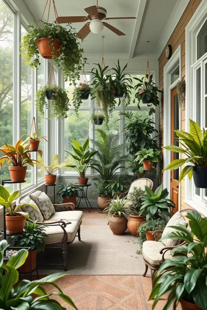 Styling A Screened Porch With Plants