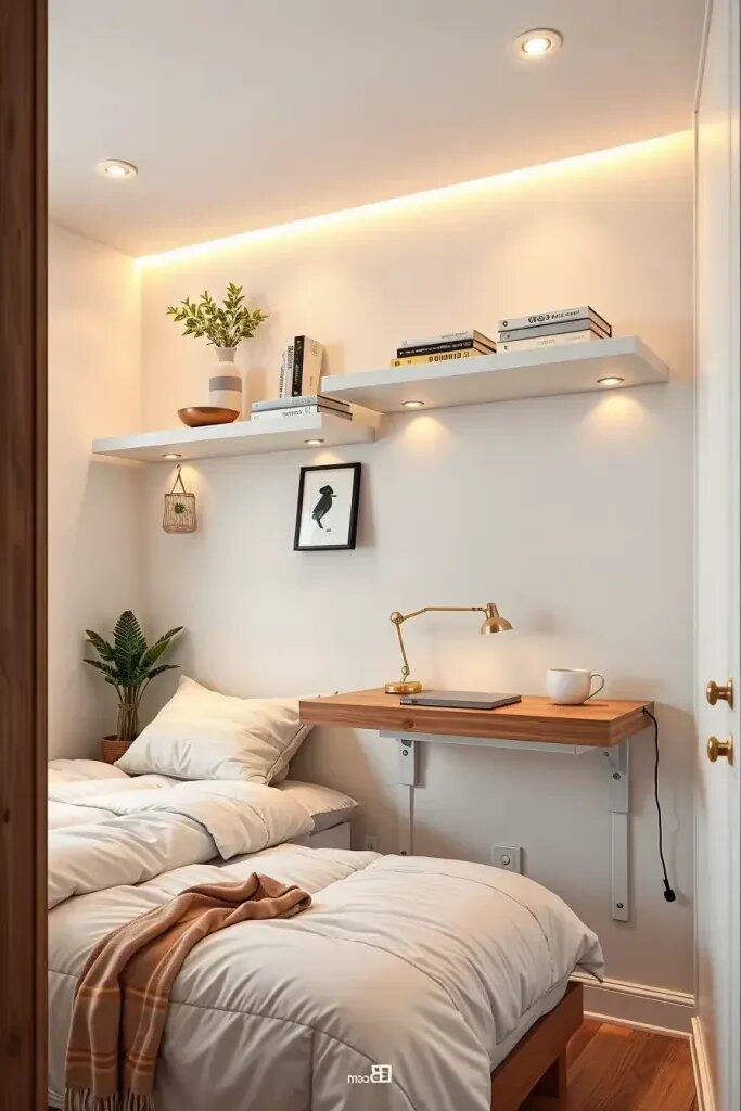 Floating Shelves That Save Floor Space - photo 2