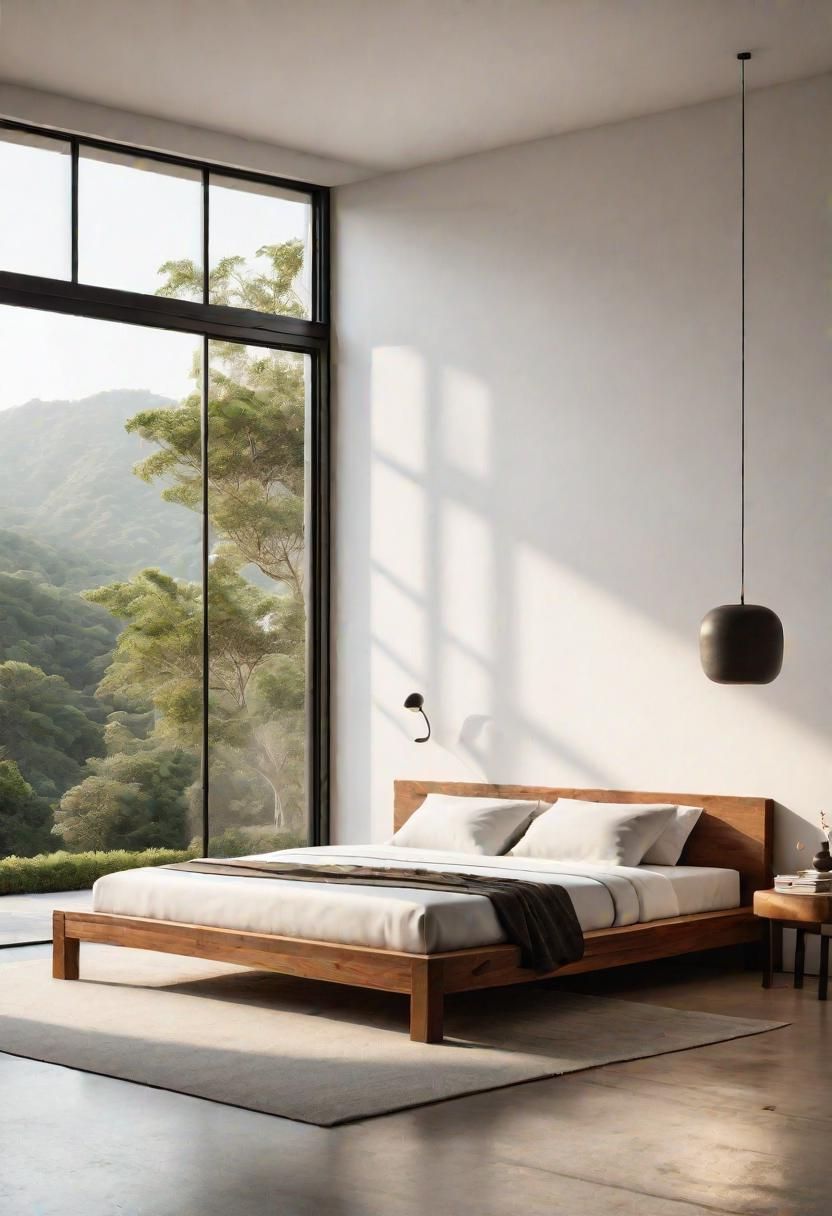 4. Calm Zen Minimalist Bedroom