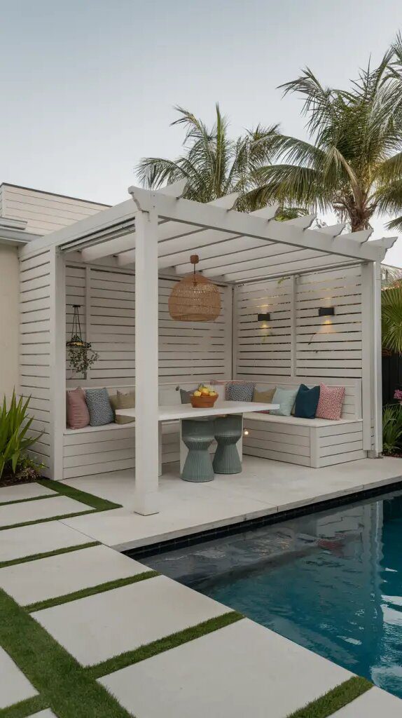 Small Backyard Pool Cabana Ideas