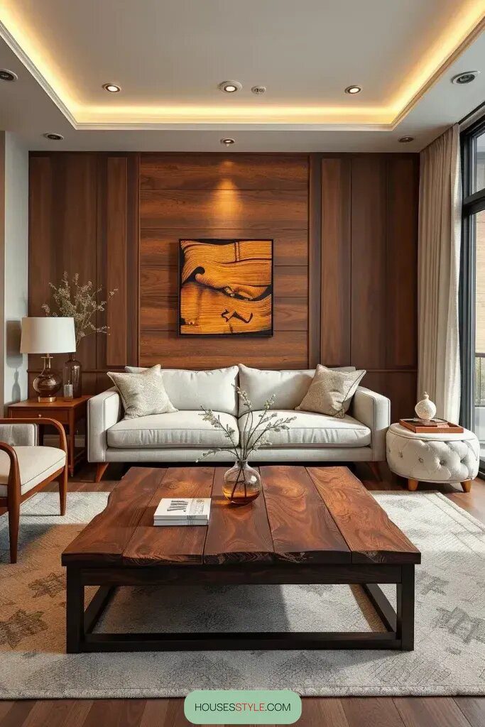 Warm Wood Tones for a Modern Room - photo 2