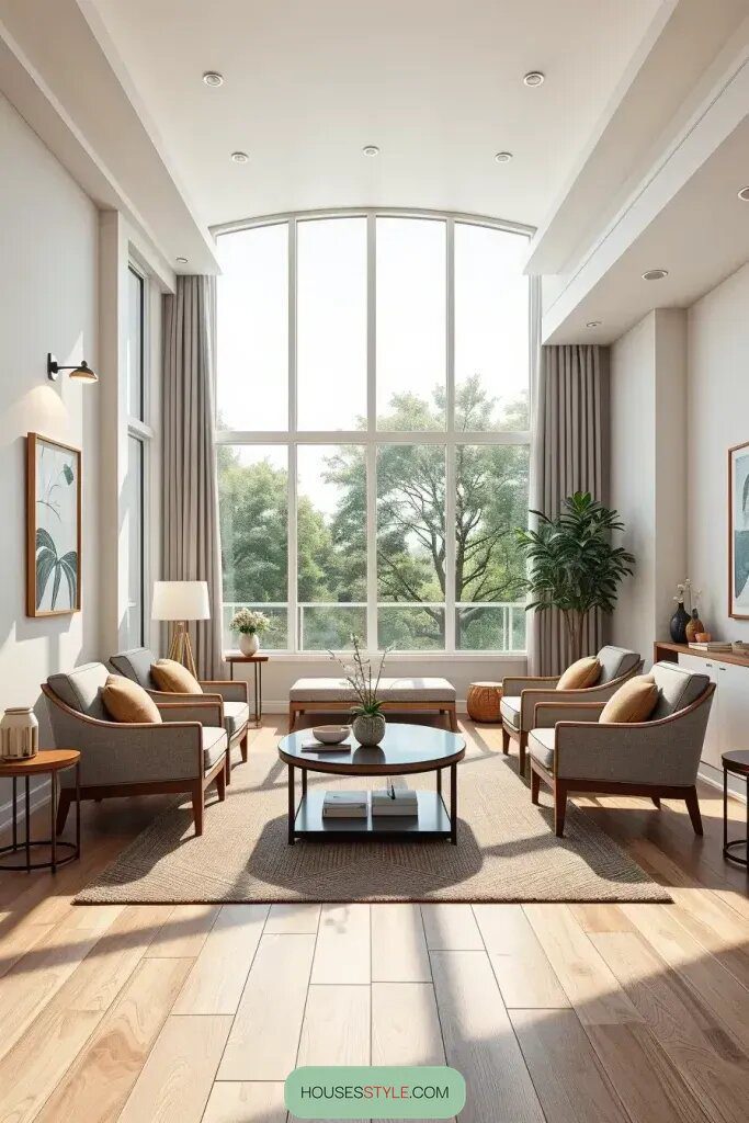 Strategic Furniture Placement for Framed Views