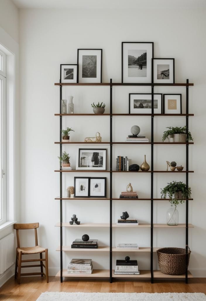 18. Creative Built-In Shelf Displays
