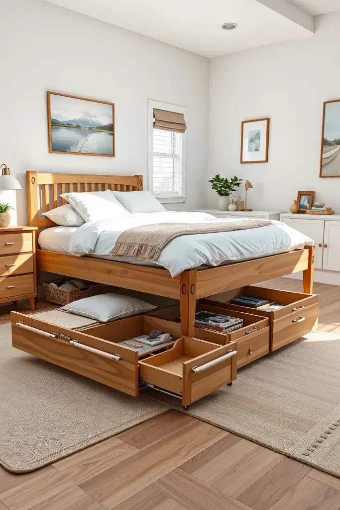 Building Rolling Under-Bed Storage