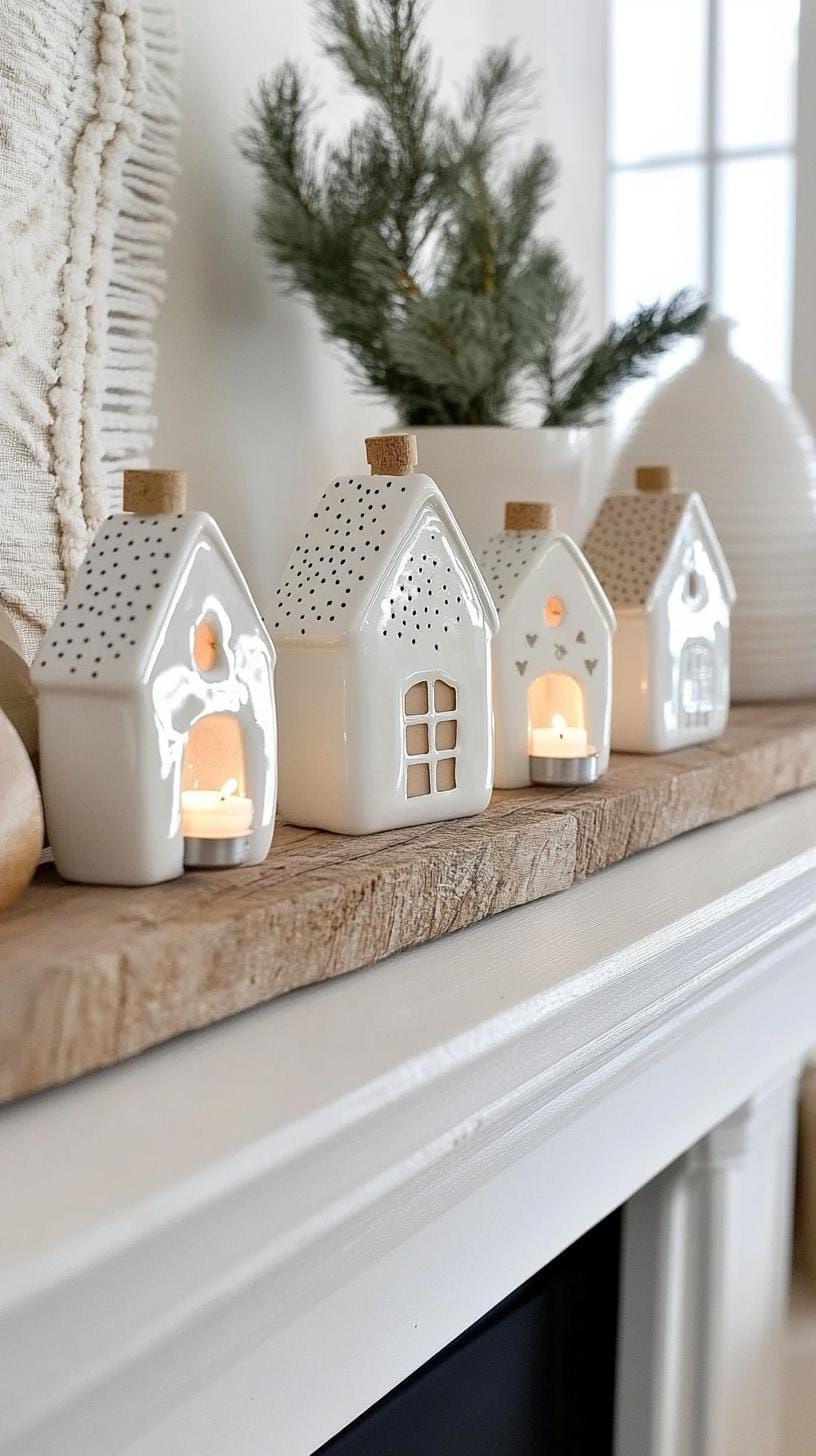 4. Charming Farmhouse Mantle Decor Ideas