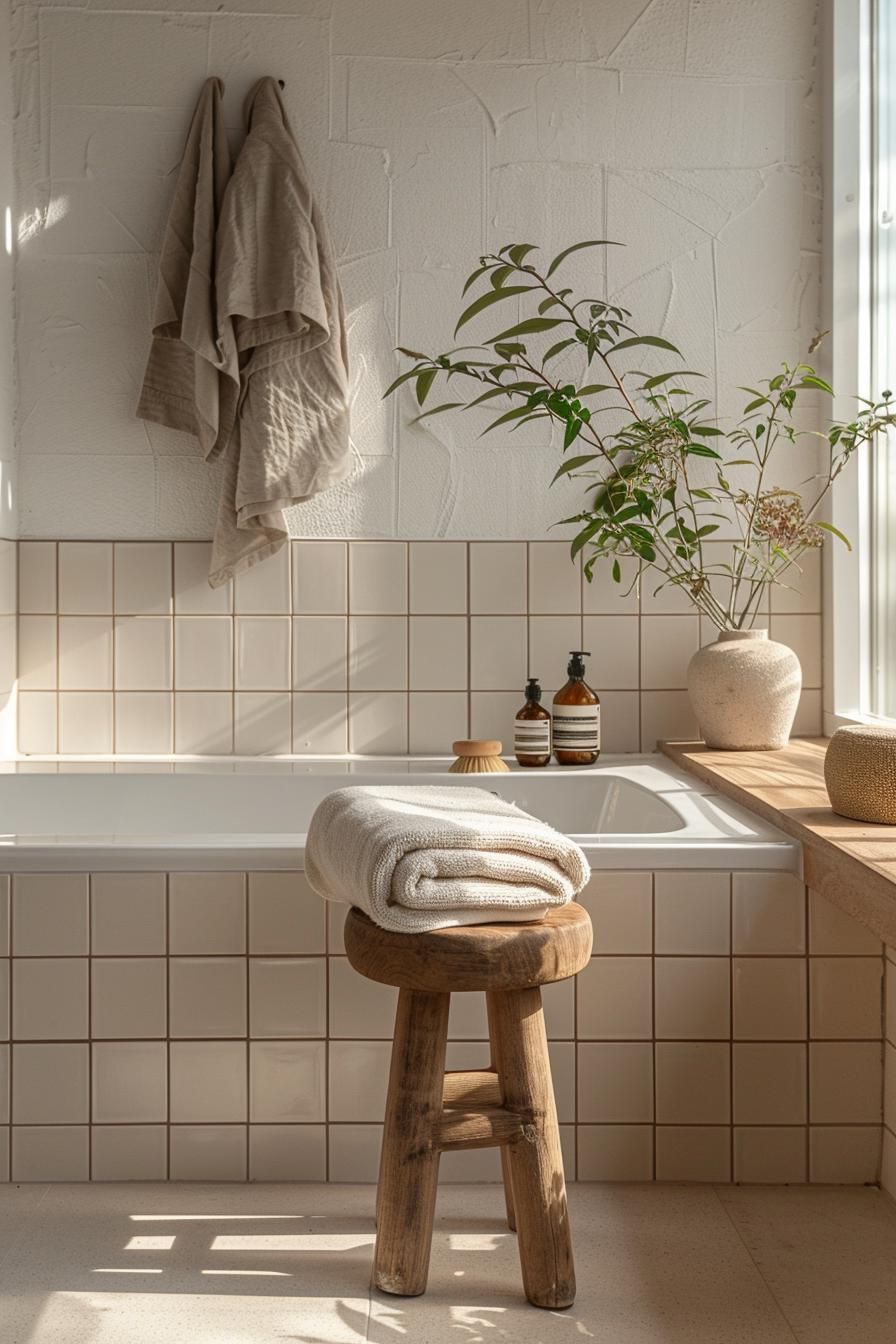 7. Scandinavian-Style Bathroom Tile Looks