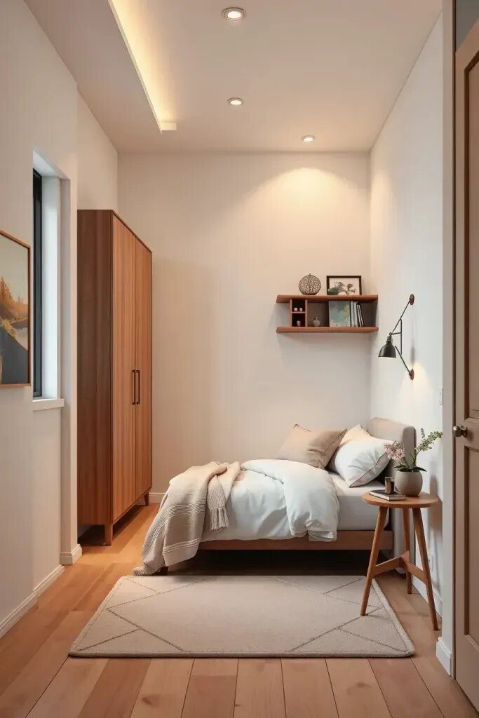 Setting Up a Bed in the Corner