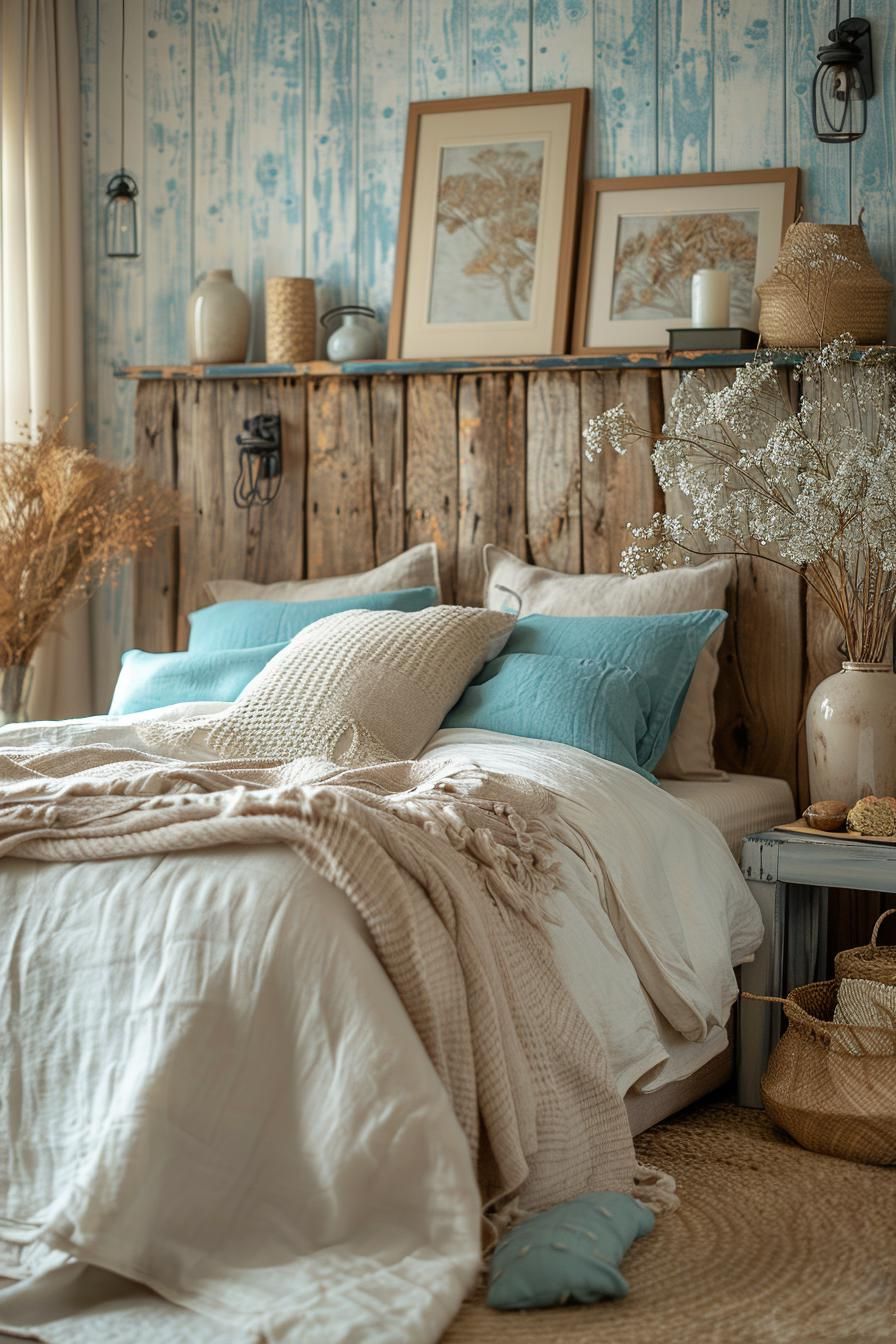 15. Weathered Fence-Style Bed Frame - photo 3