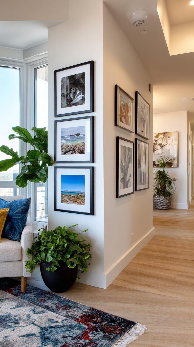 13. Wraparound Gallery Around an Interior Corner