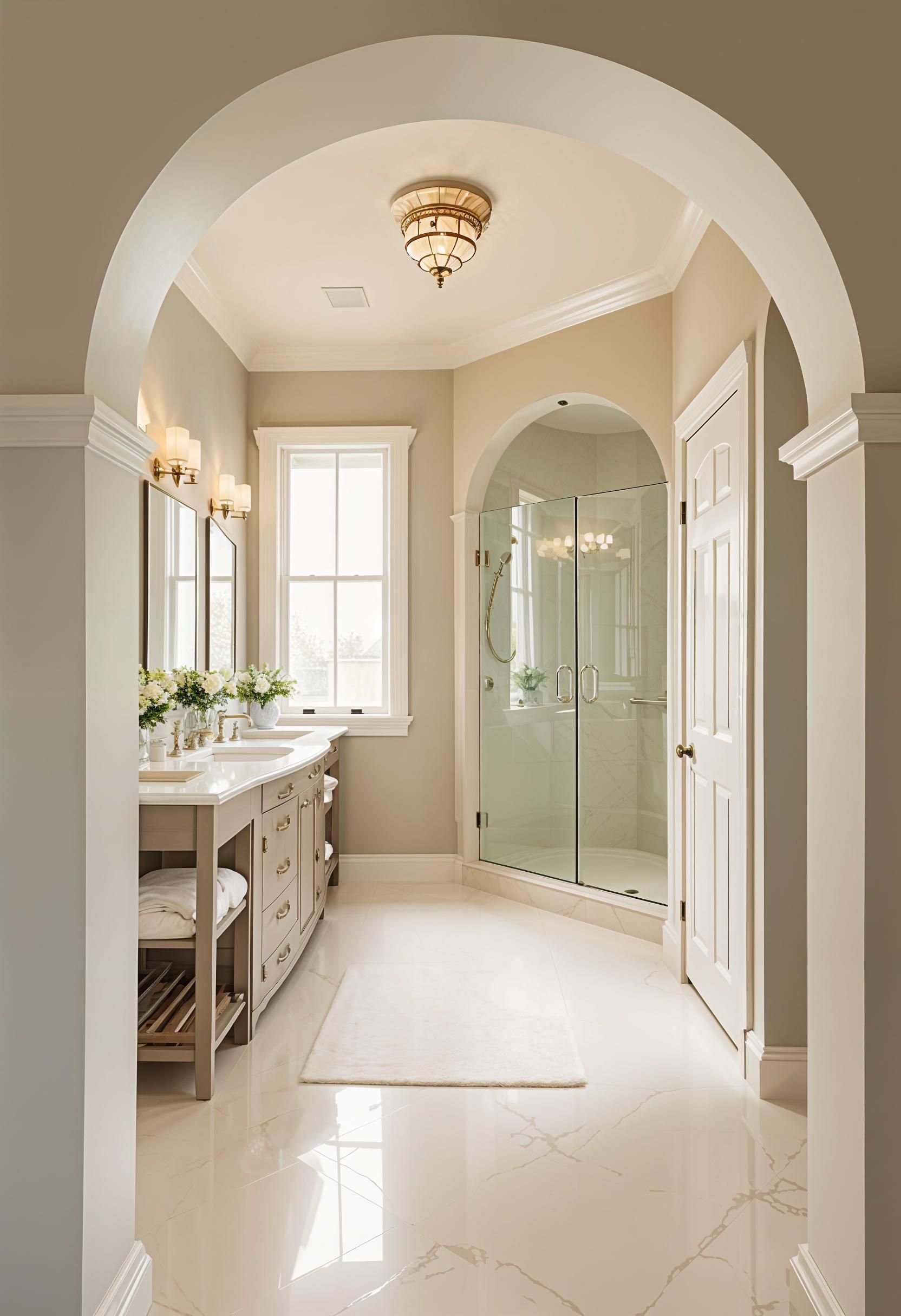 1. Curved Archways in Bathroom Design - photo 2