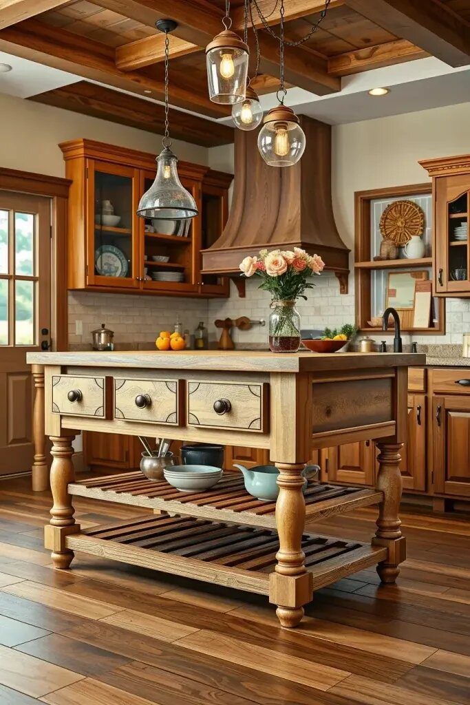 Handcrafted Kitchen Islands Built to Last
