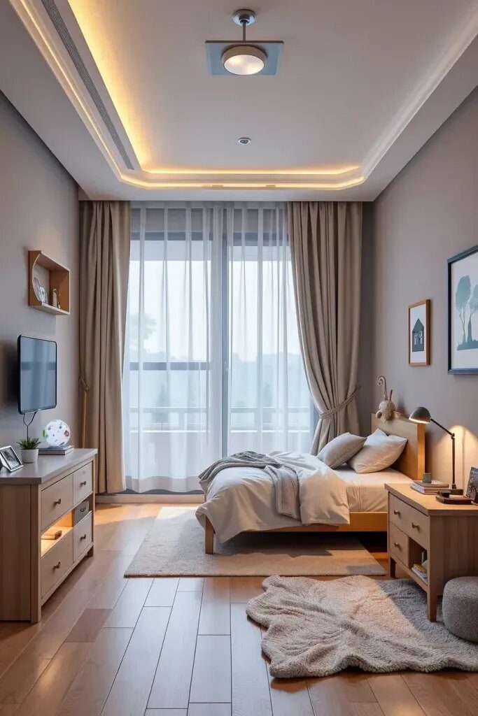 6- Voice-Controlled High-Tech Kids Bedrooms