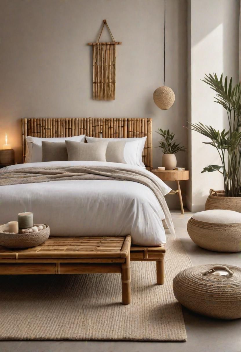34. Calm Tranquil Bedroom Setup