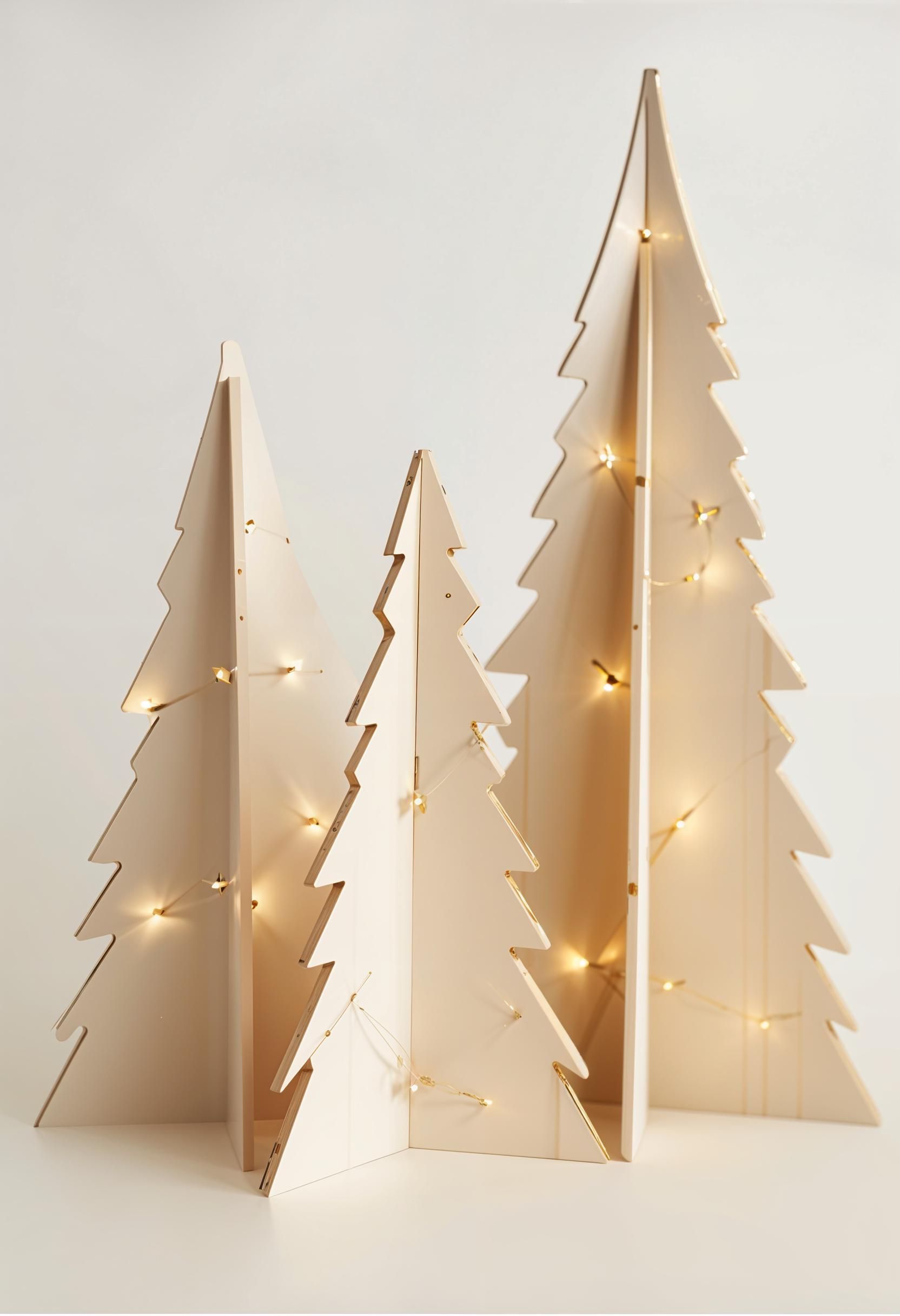 2. Gold-Accented Wooden Trees - photo 4