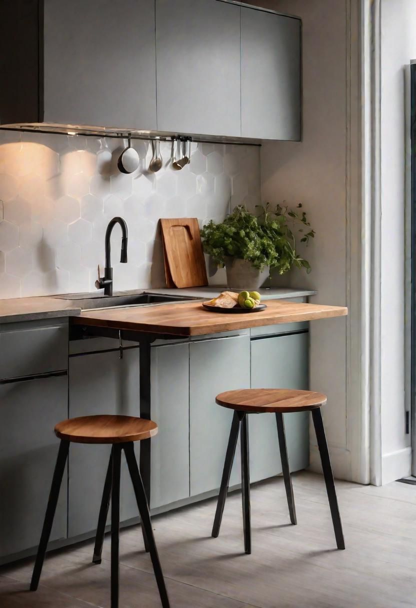 39. Fold-Down Wall-Mounted Table