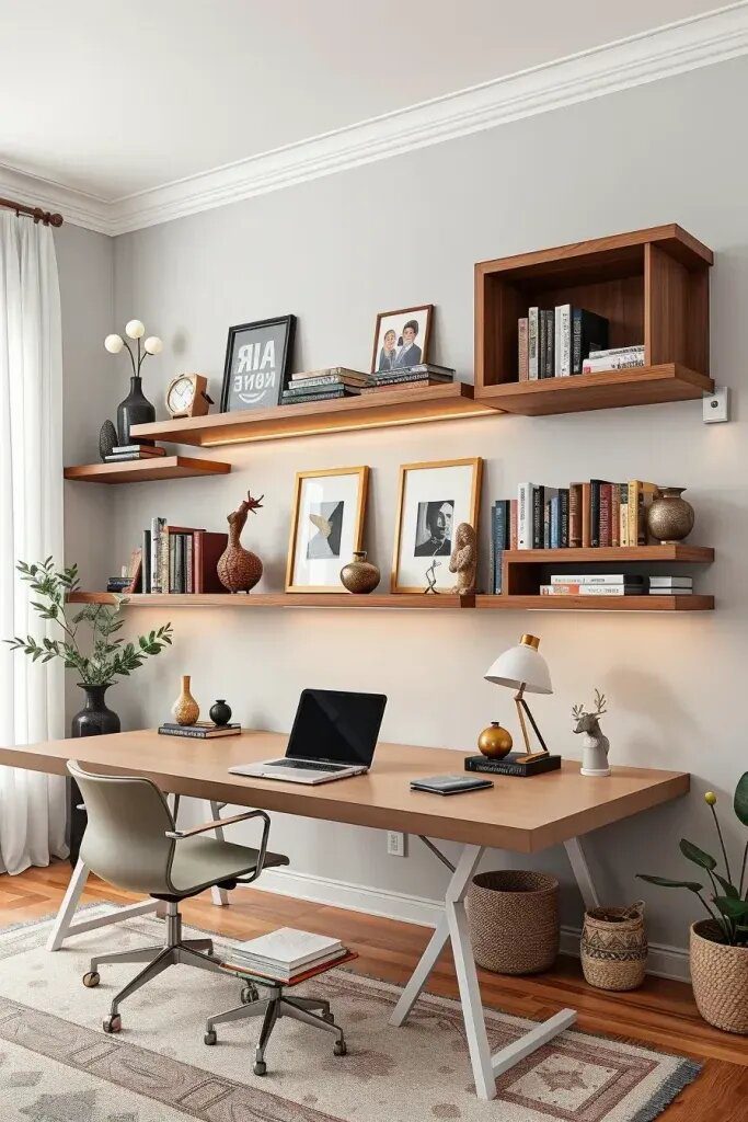 Floating Shelves That Double As Home Decor