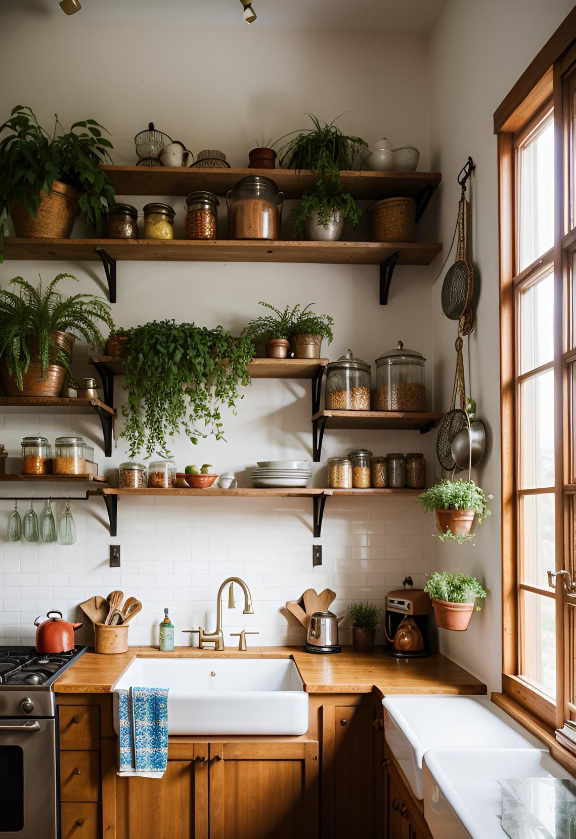 12. Bohemian Eclectic Kitchen Looks
