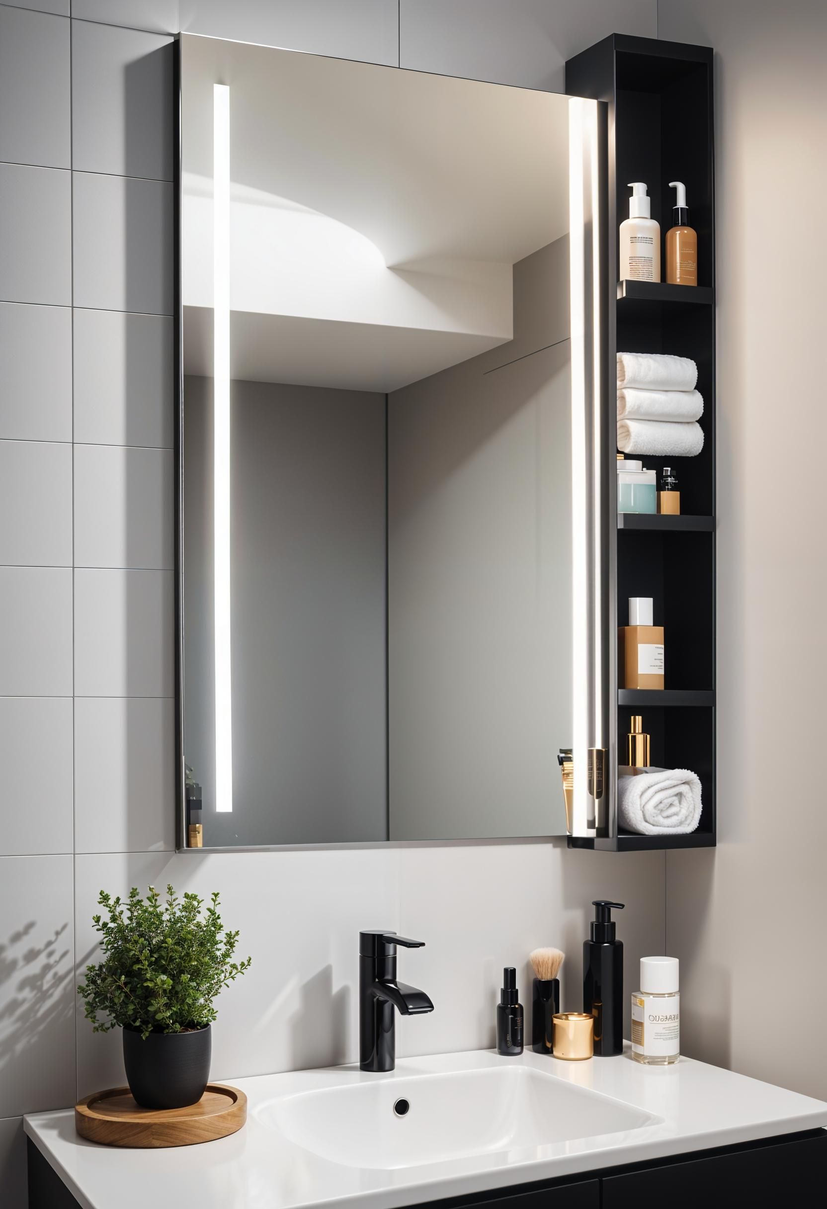 8. Mirror Cabinet with Hidden Storage - photo 2
