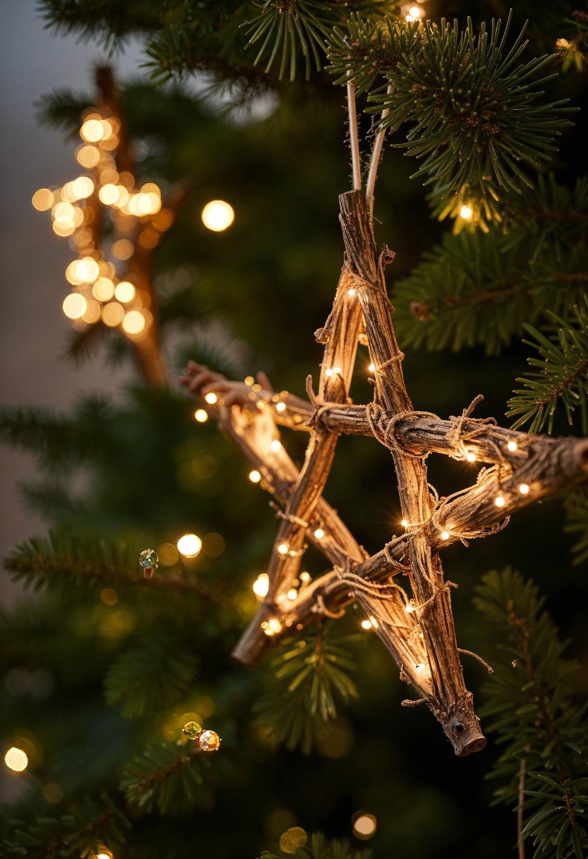 11. Twig Starlight Christmas Decor - photo 2
