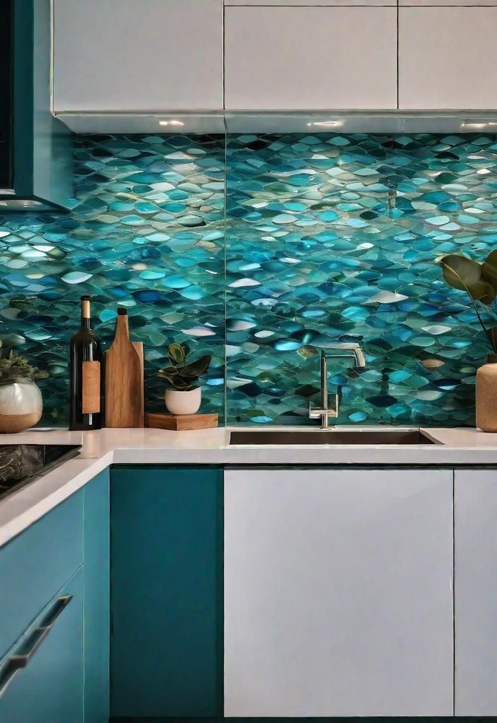 12. Coastal Glass Tile Ideas