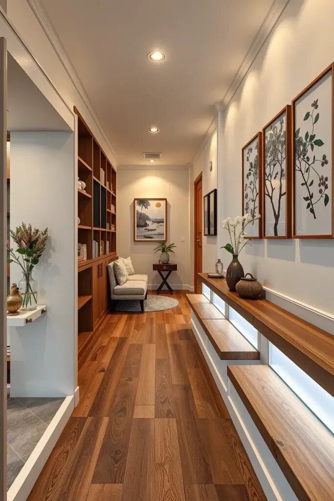Split-Level Hallways That Disrupt Design Norms