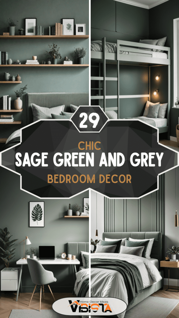 29 Sage Green and Grey Bedroom Ideas: Chic Decor