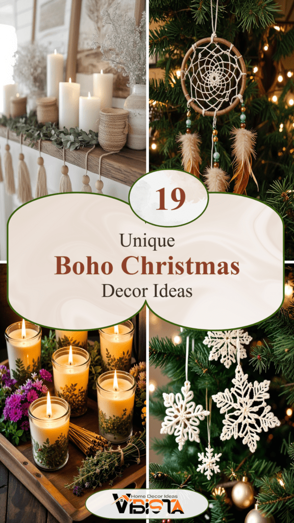 19 Unique Boho Christmas Decor Ideas