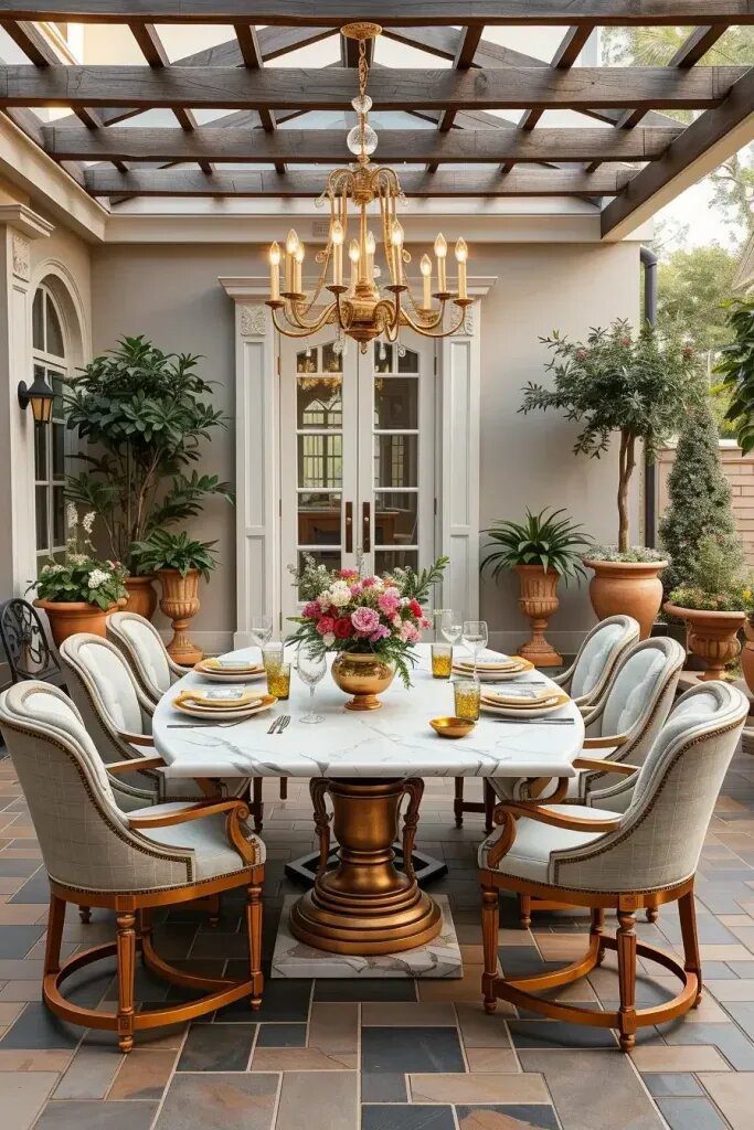 Elegant Outdoor Dining Setups For Hosting - photo 2