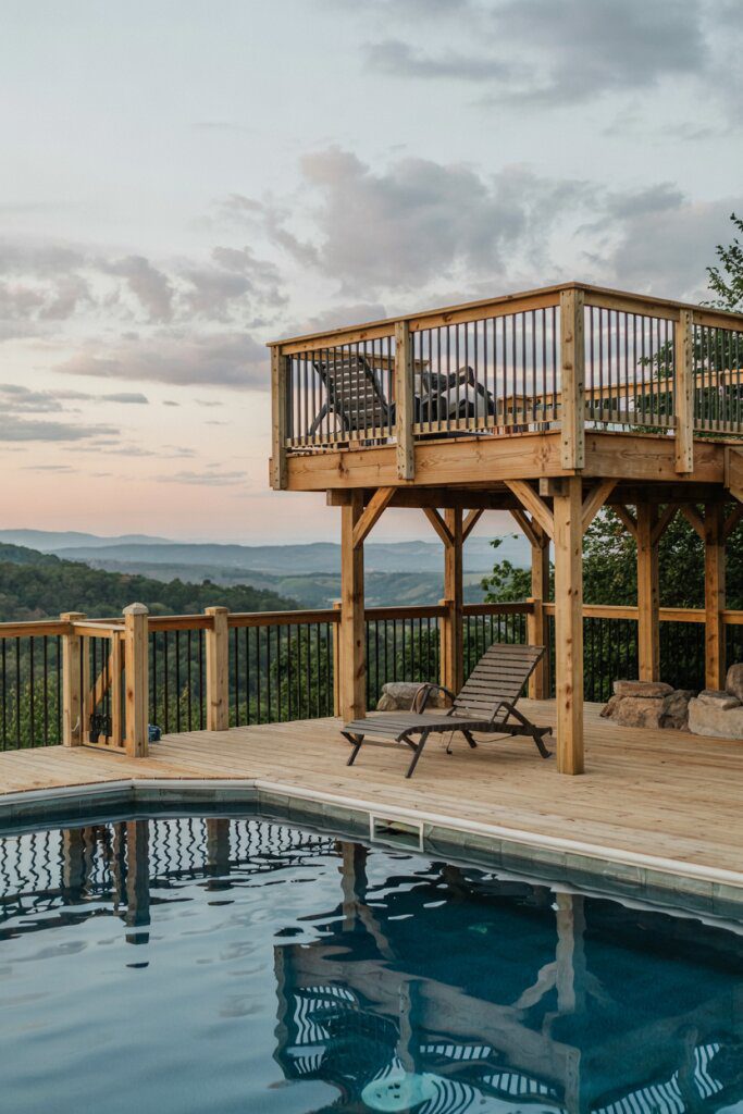 19. Hillside Pool Deck with a Viewing Platform - photo 2