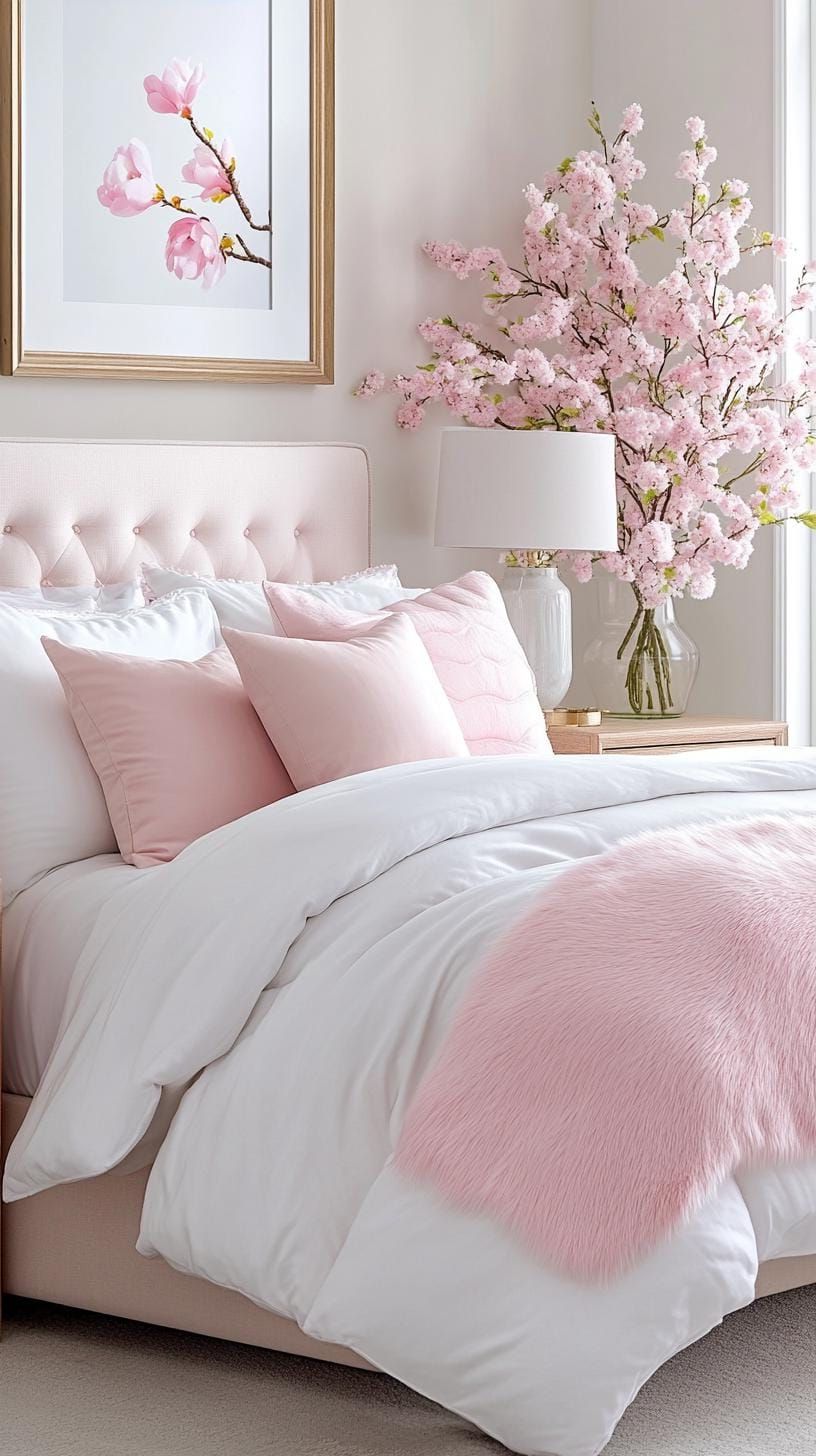 11. Pastel pinks paired with faux fur textures - photo 2