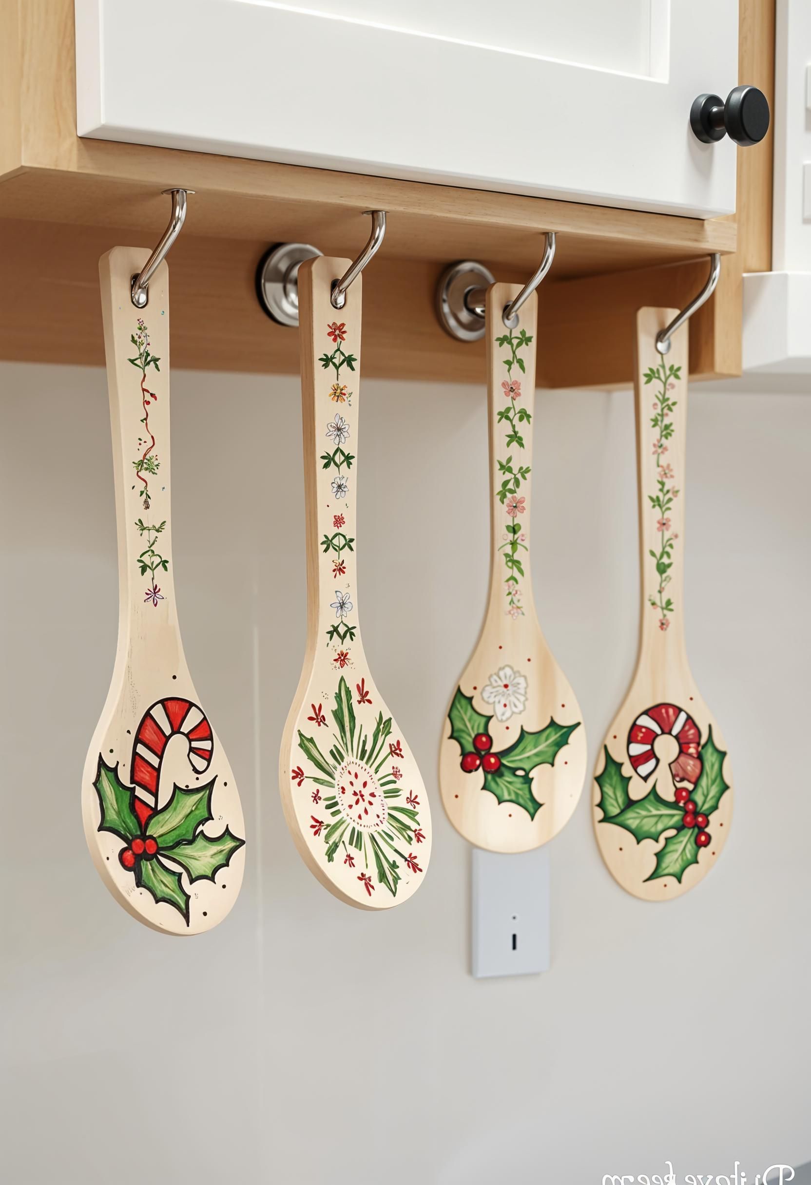 2. Rustic Festive Wooden Spoon Crafts - photo 2