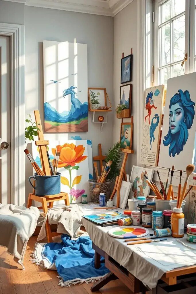 Supplies Needed for a DIY Wall Mural