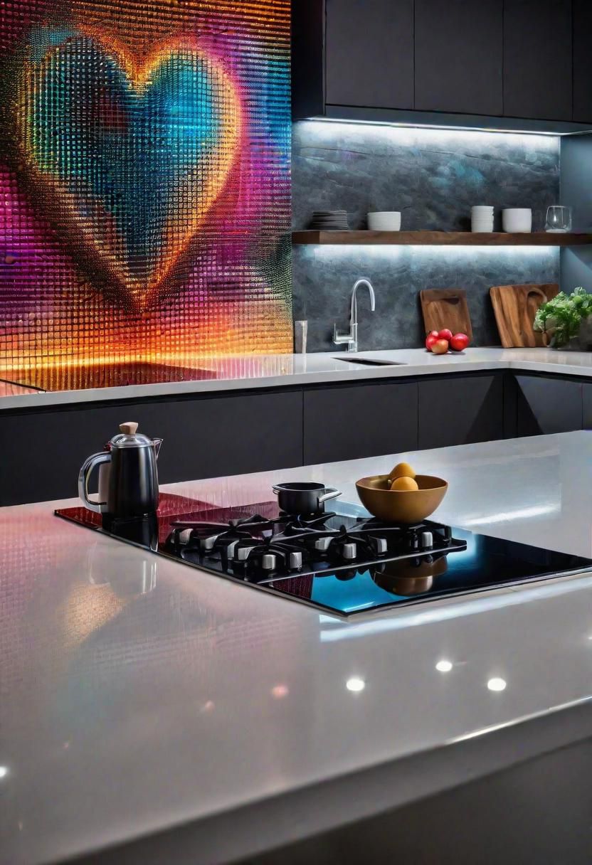 38. Tech-Integrated Kitchen Backsplashes