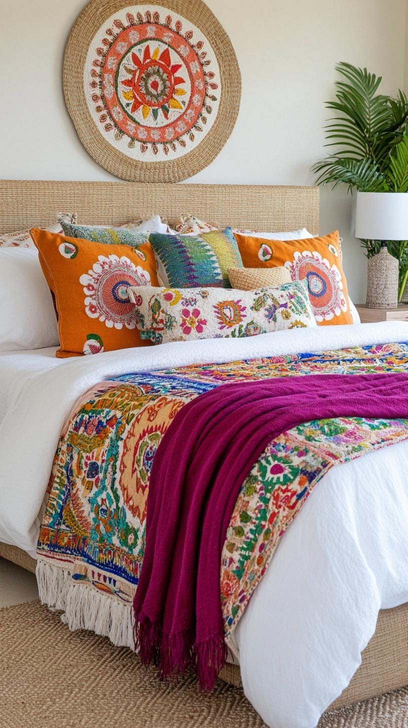1. Earthy Tones With A Rainbow Twist