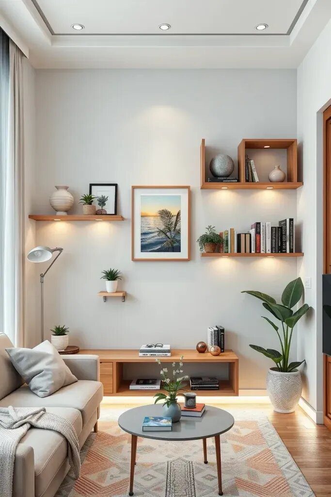 Showcasing Decor with Beautiful Shelving