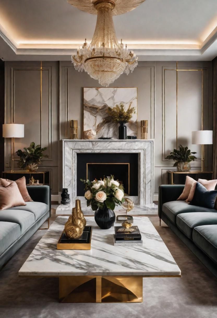 9. Luxe Modern Living Room Ideas - photo 2