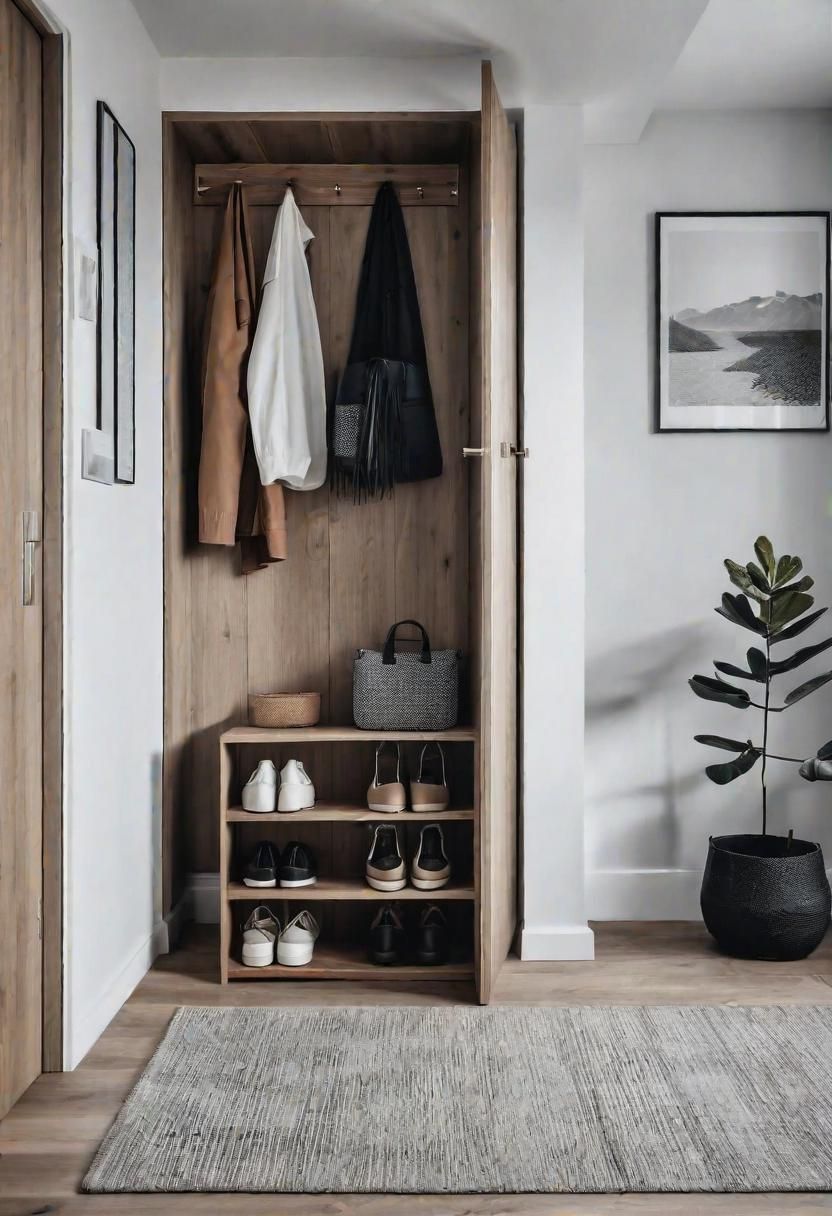28. Scandi-Style Shoe Organizer Ideas
