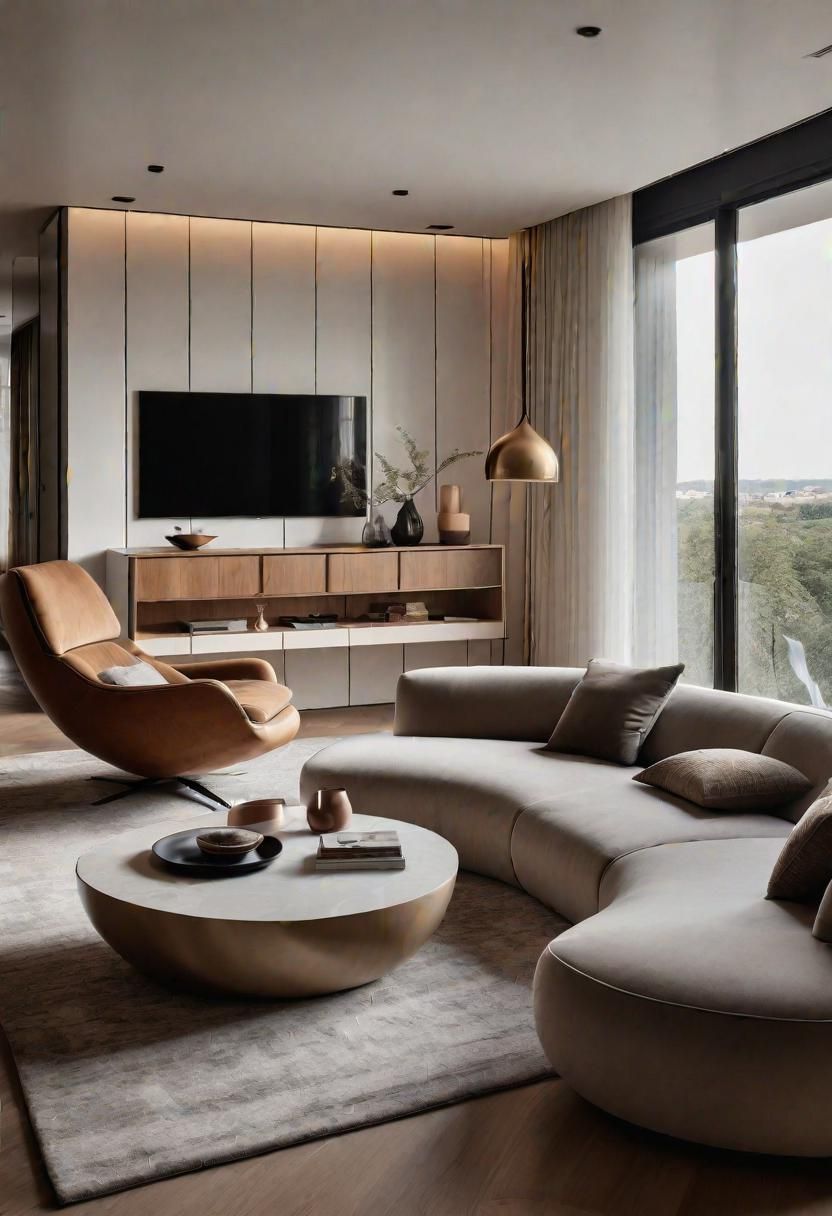 28. Organic Modern Living Room Ideas