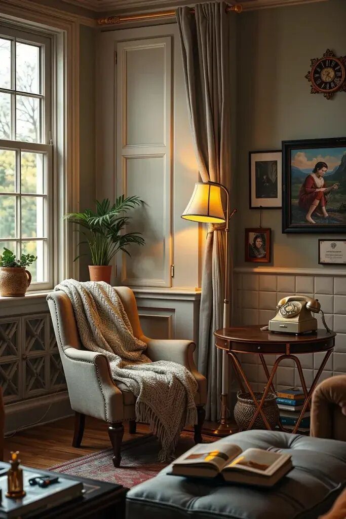 Building Cozy Corners With Vintage Style